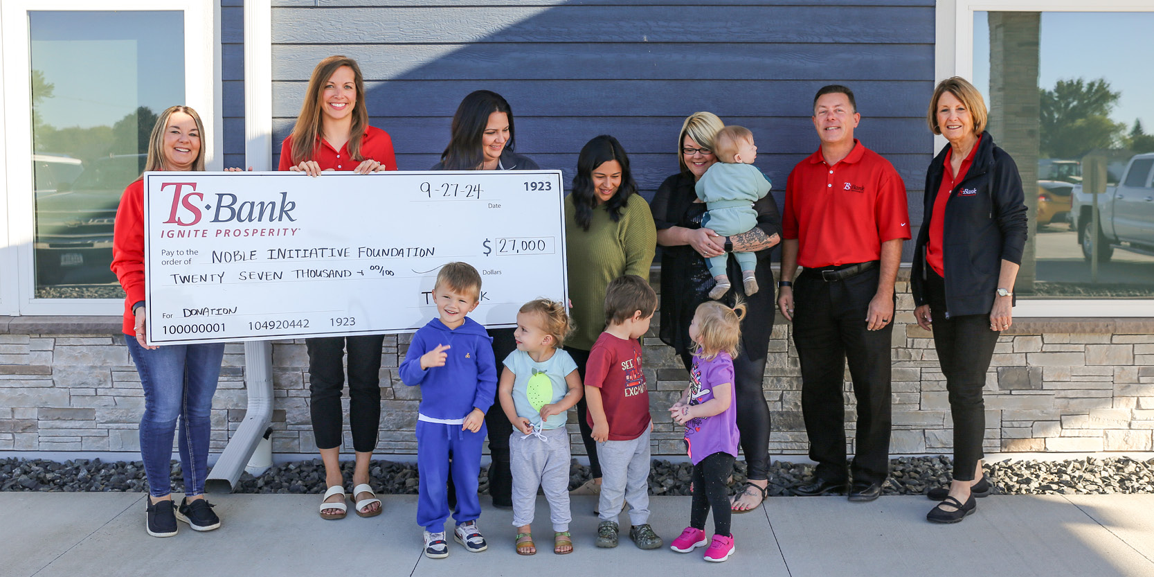 TS Bank employees, Griswold Childcare employees and gri