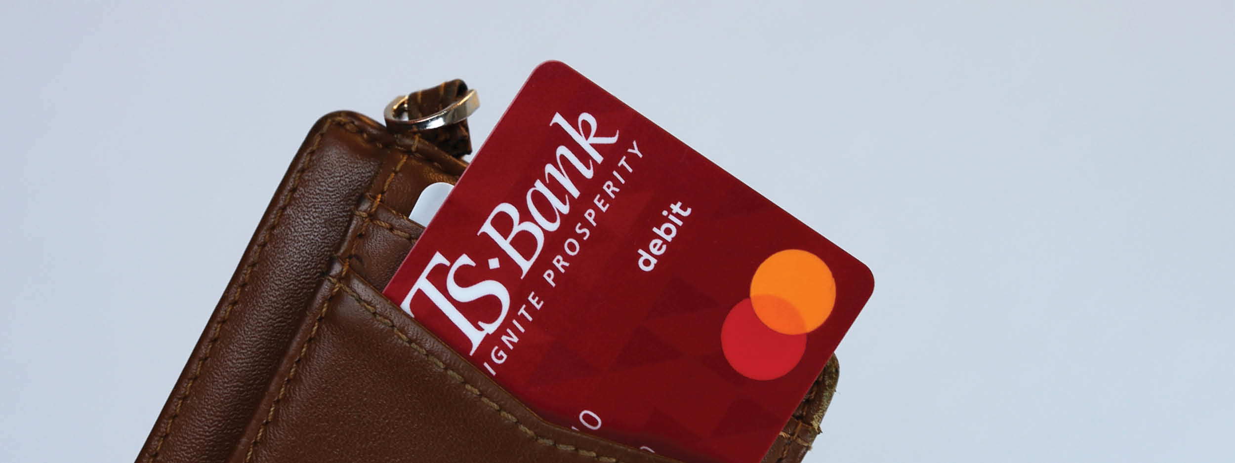 TS Bank Debit Card in wallet